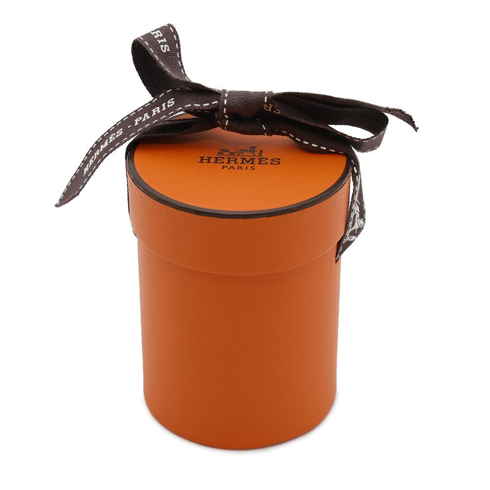 HERMES Twilly Whip Block COMP DE FOUET AU BLOC Orange/Multicolor Silk100%