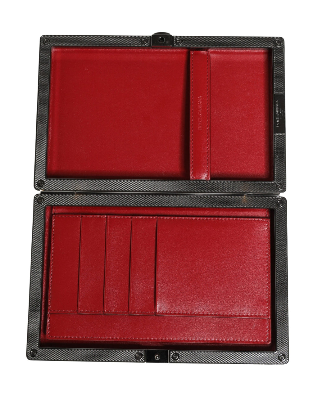 Dolce & Gabbana Beige Velvet Calf Leather Clutch Evening Women Purse Women's Bag
