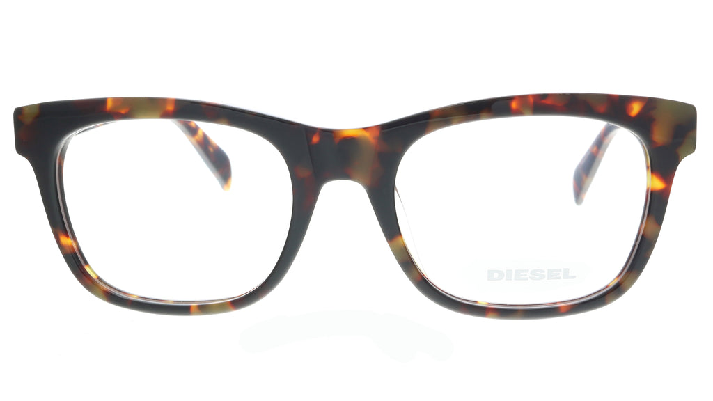 Diesel Havana Rectangle DL4079 052 Eyeglasses