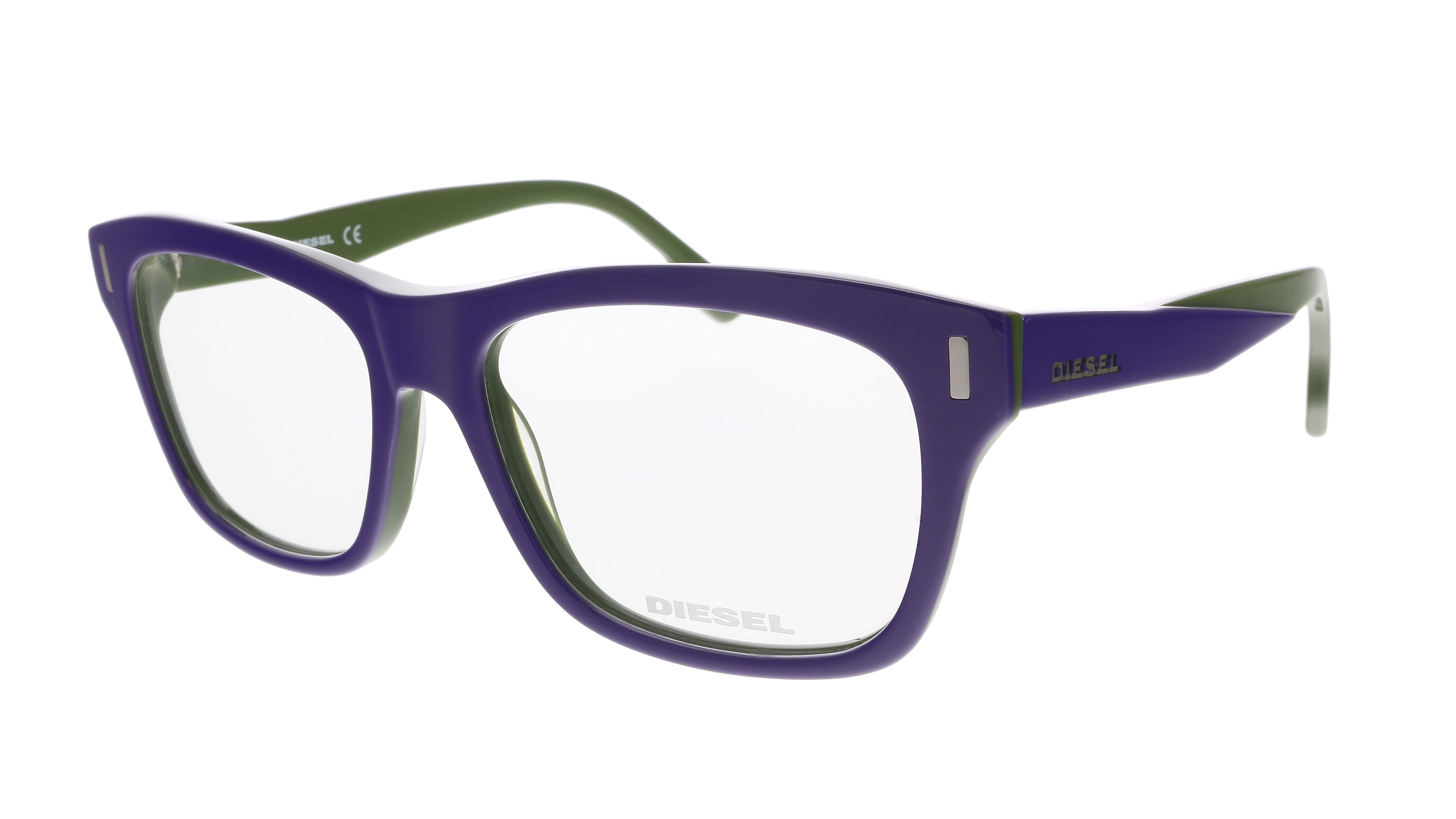 Diesel Purple Green Rectangle DL5083 083 Eyeglasses