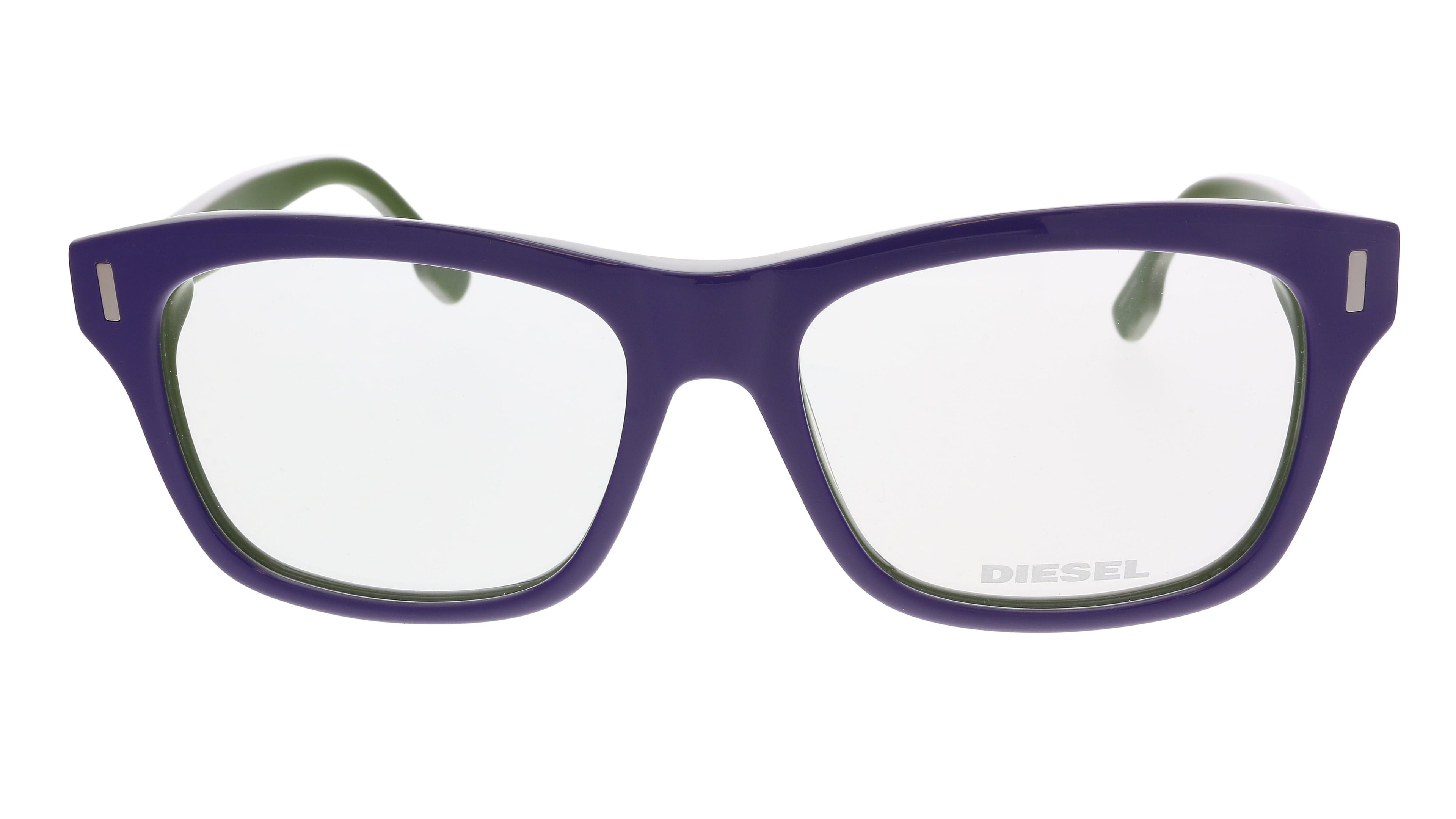Diesel Purple Green Rectangle DL5083 083 Eyeglasses