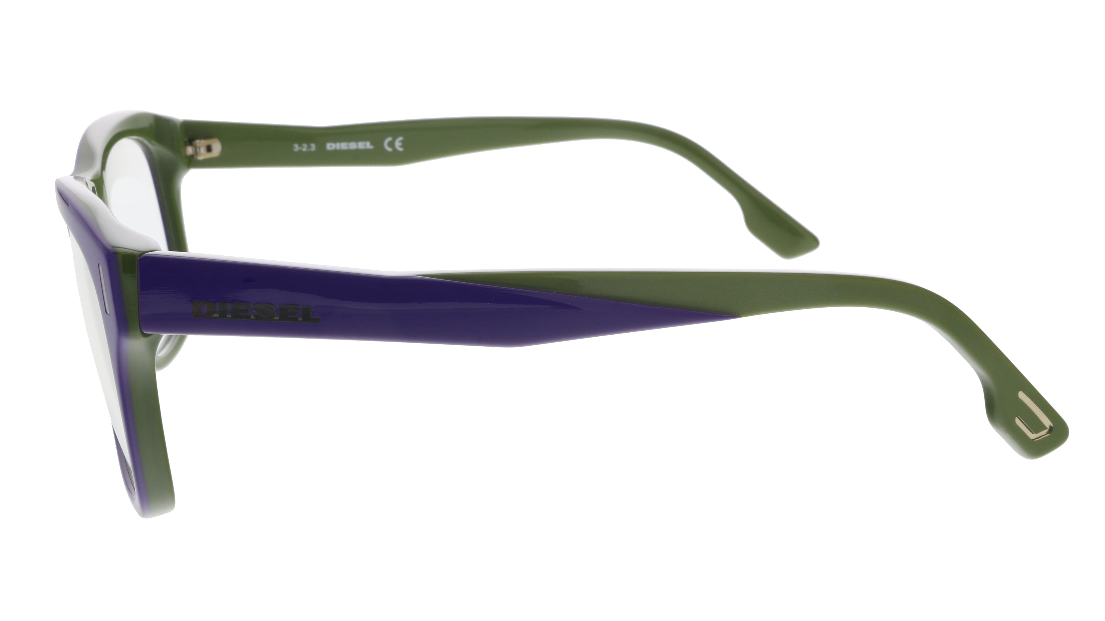 Diesel Purple Green Rectangle DL5083 083 Eyeglasses