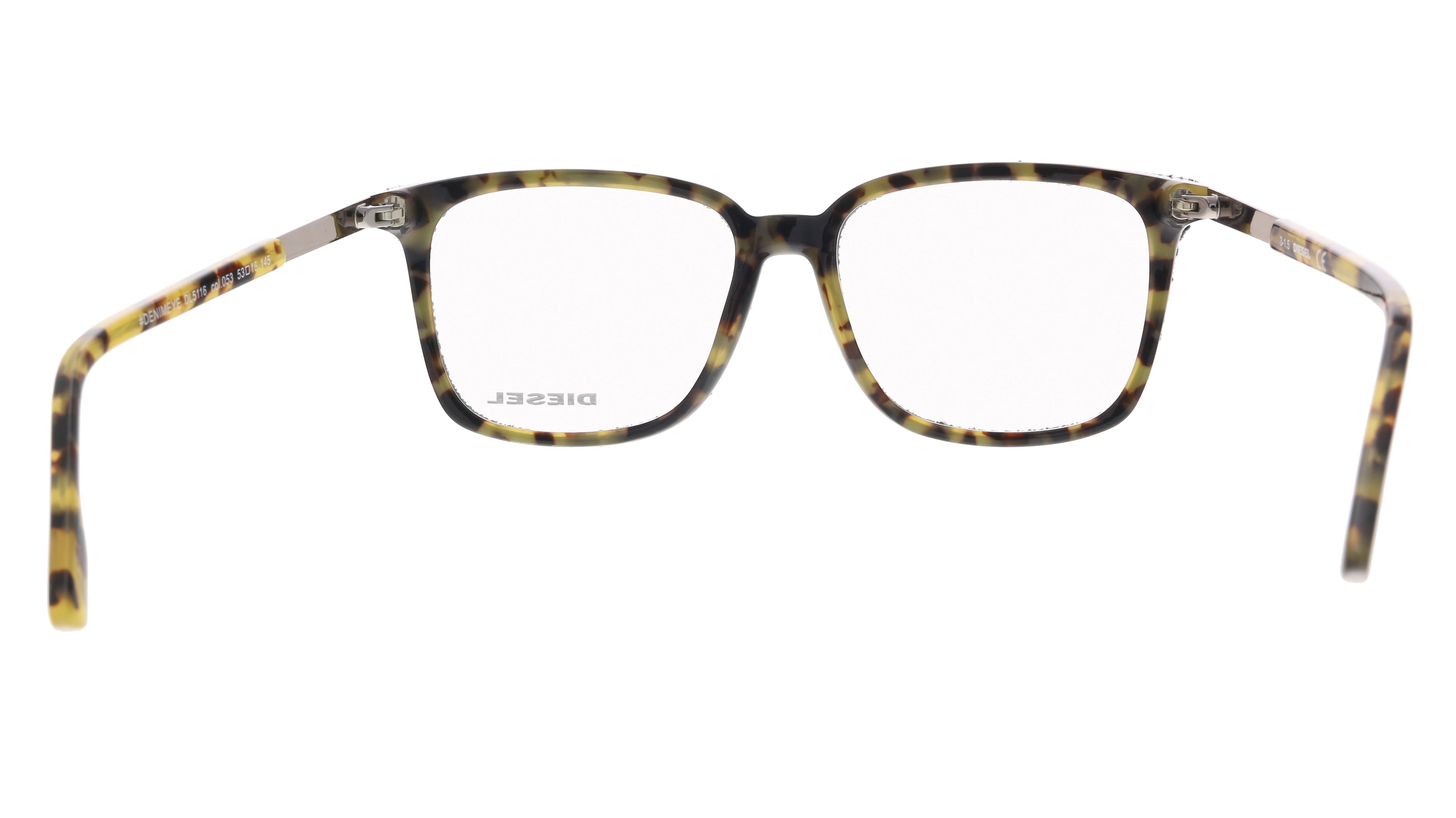 Diesel Havana Rectangle DL5116 053 Eyeglasses