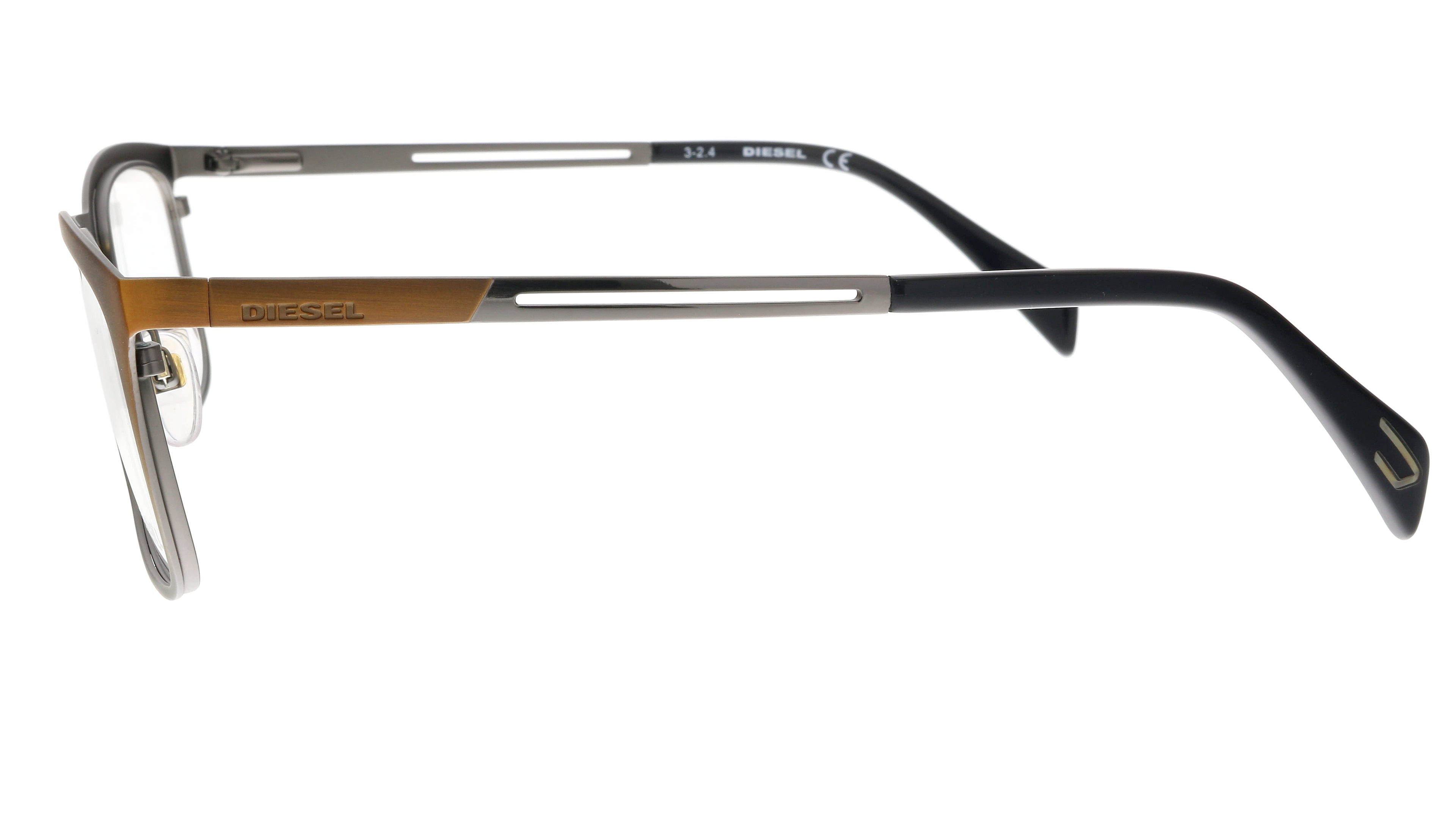 Diesel Brown Rectangle DL5122 038 Eyeglasses