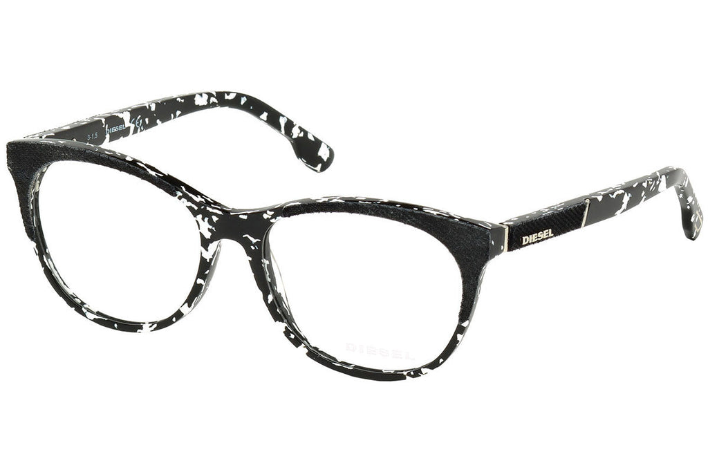 Diesel Black Rectangle DL5155 056 Eyeglasses