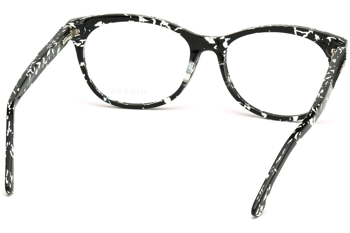 Diesel Black Rectangle DL5155 056 Eyeglasses