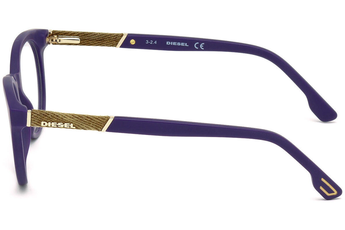 Diesel Purple Rectangle DL5156 082 Eyeglasses