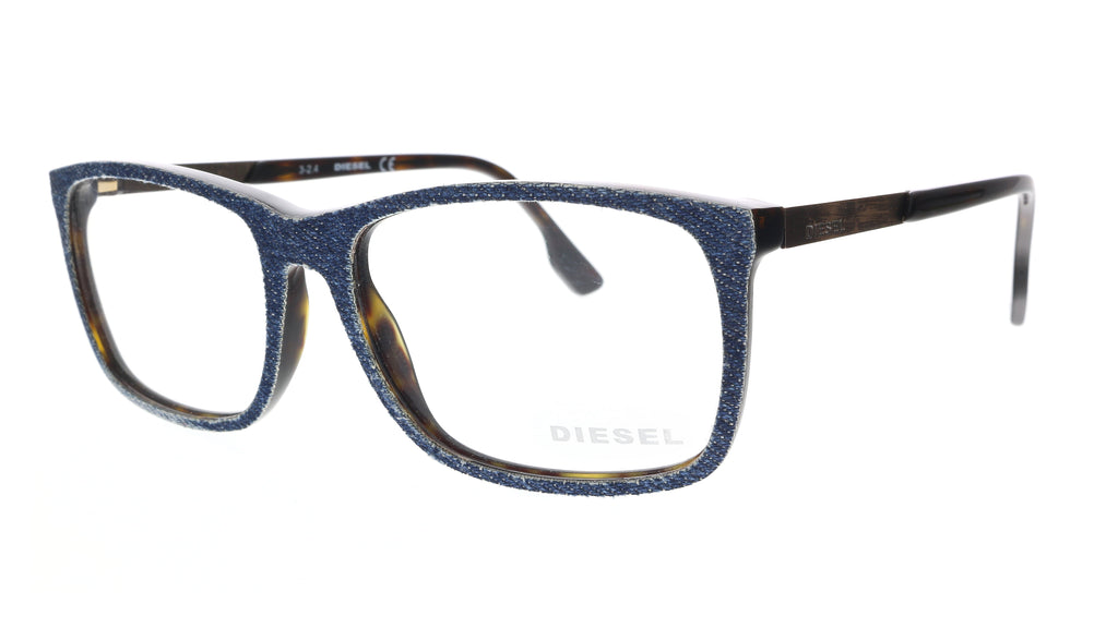 Diesel Blue Rectangle DL5166 052 Eyeglasses