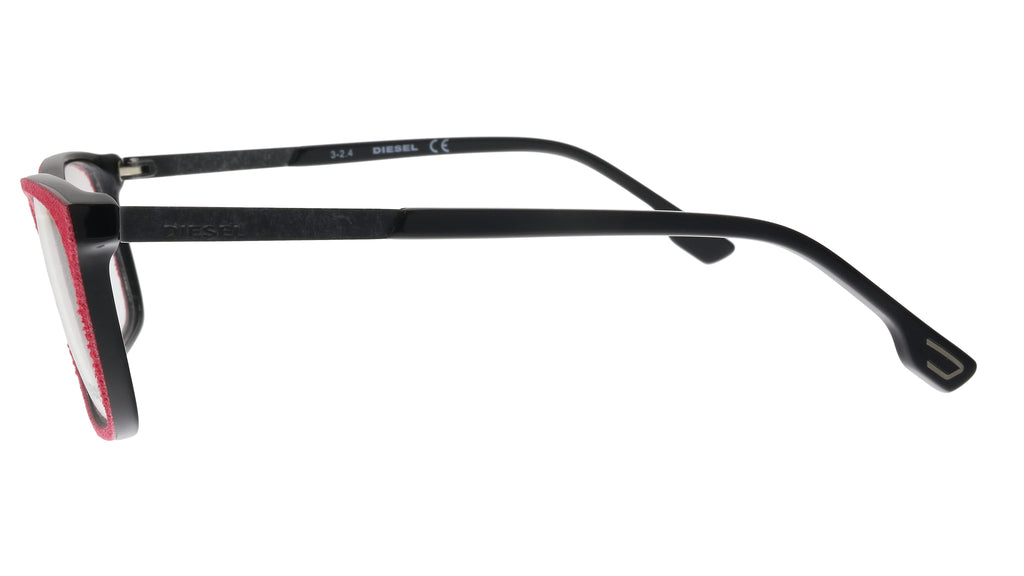 Diesel Red Rectangle DL5166 05A Eyeglasses