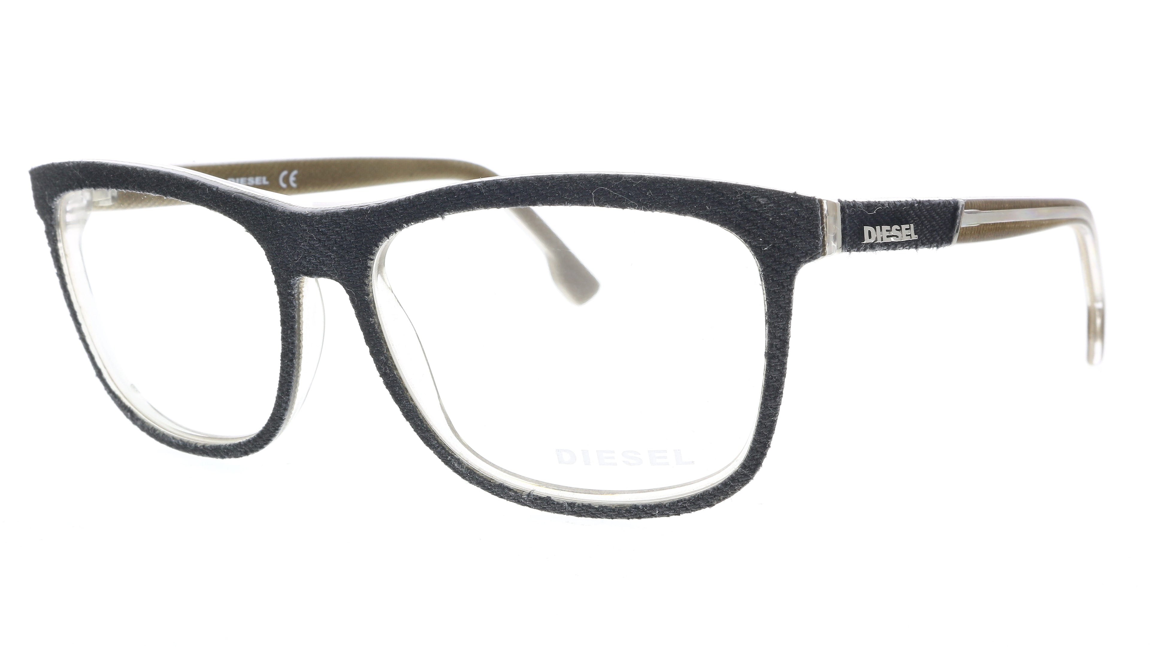 Diesel Black Rectangle DL5191 002 Eyeglasses