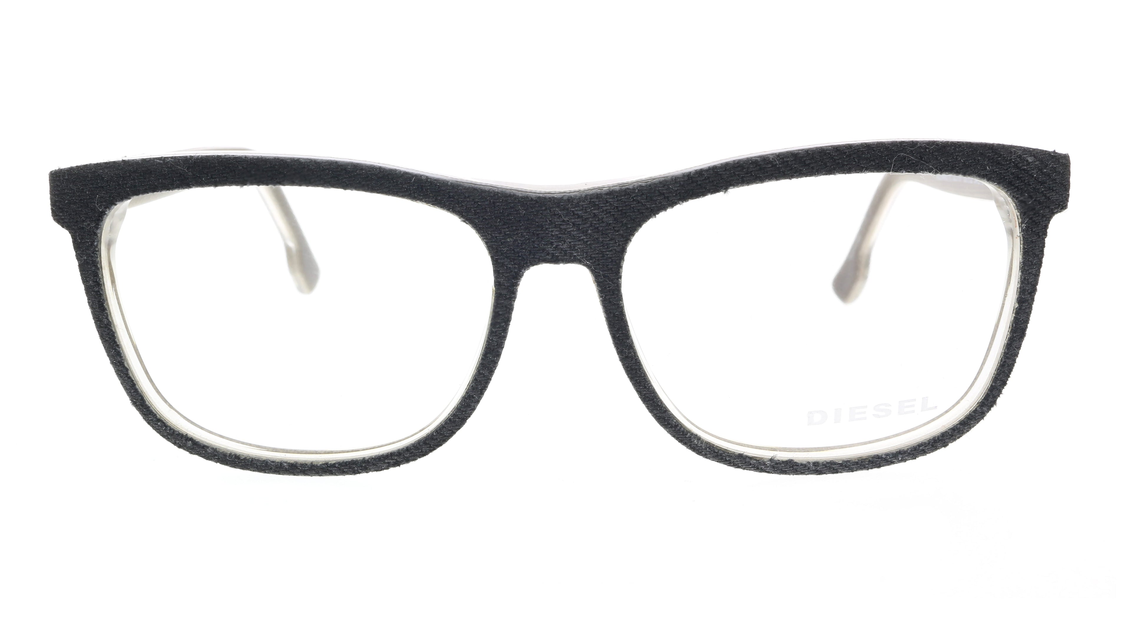 Diesel Black Rectangle DL5191 002 Eyeglasses