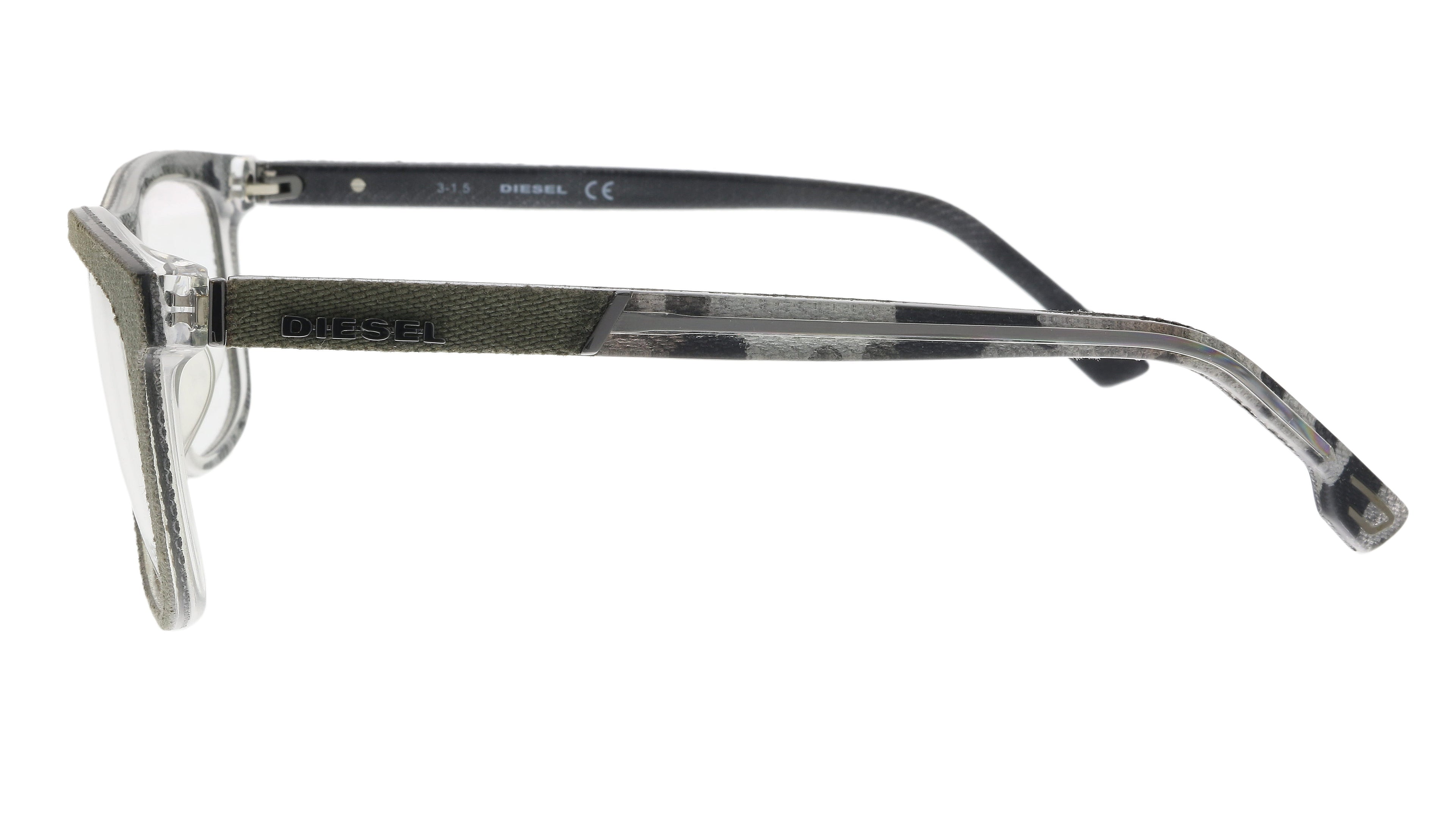 Diesel Grey Rectangle DL5191-F 098 Eyeglasses