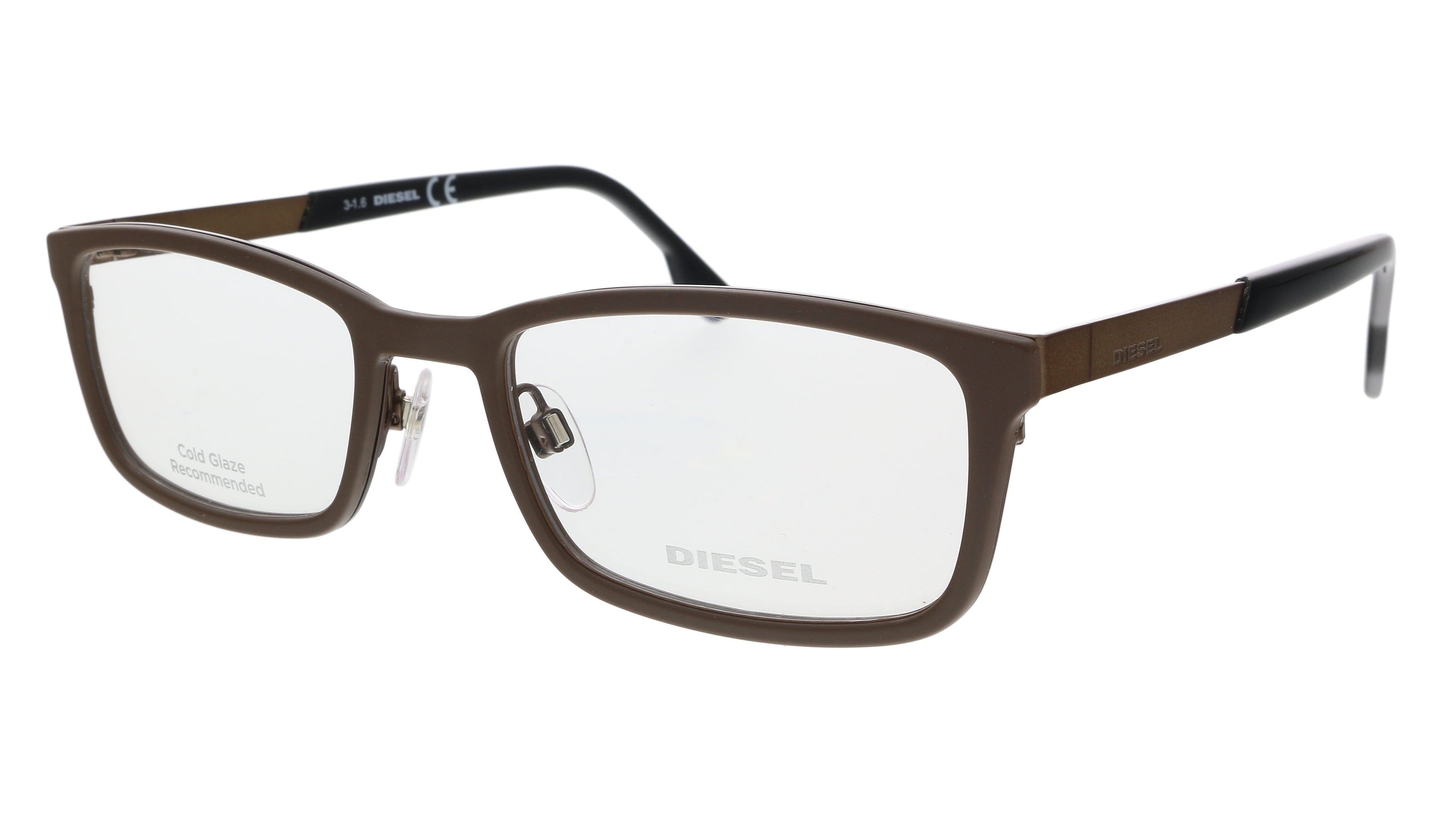 Diesel Brown Rectangle DL5196 049 Eyeglasses