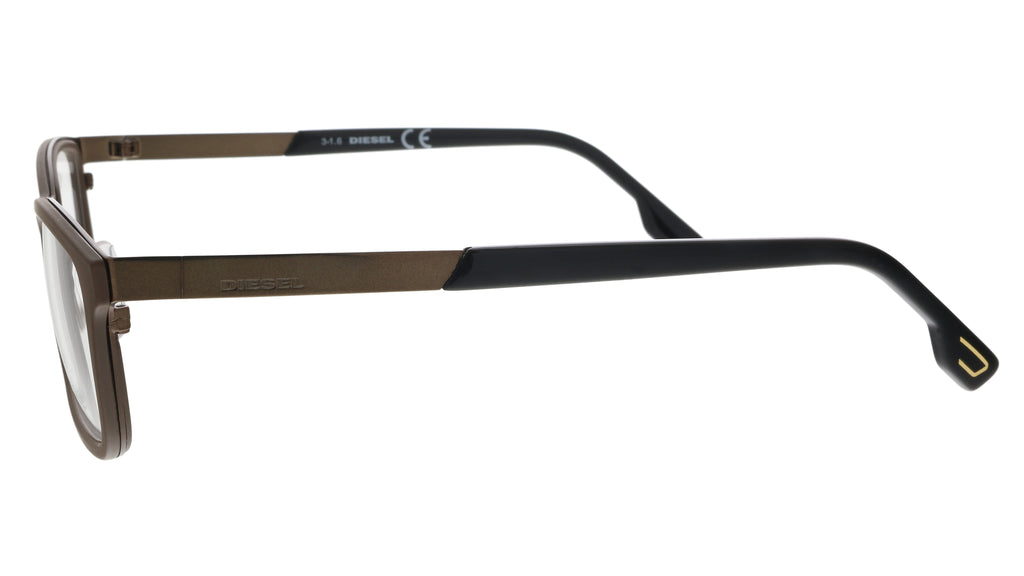 Diesel Brown Rectangle DL5196 049 Eyeglasses
