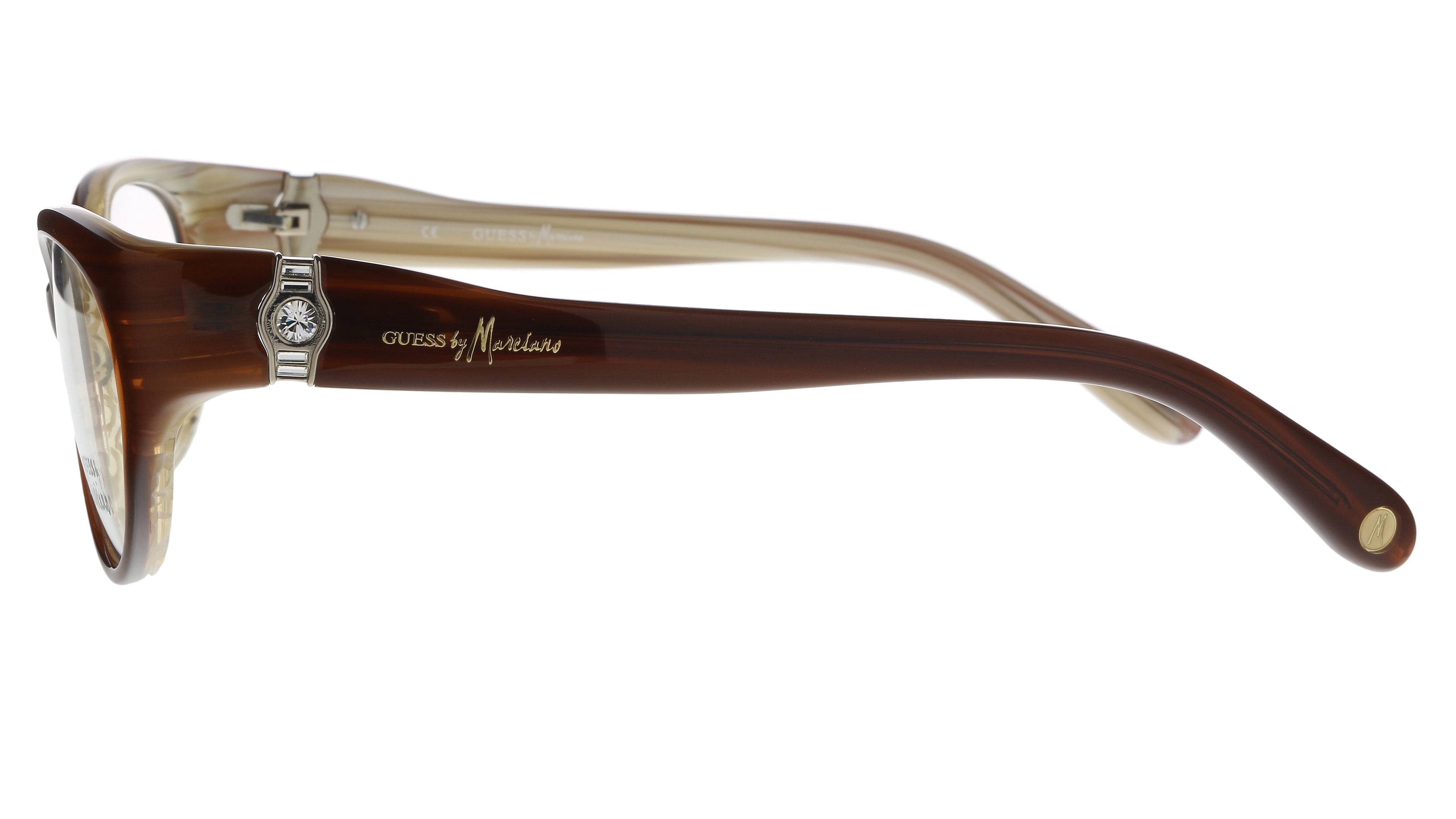 Guess by Marciano Brown Round GM0184 E47 Eyeglasses