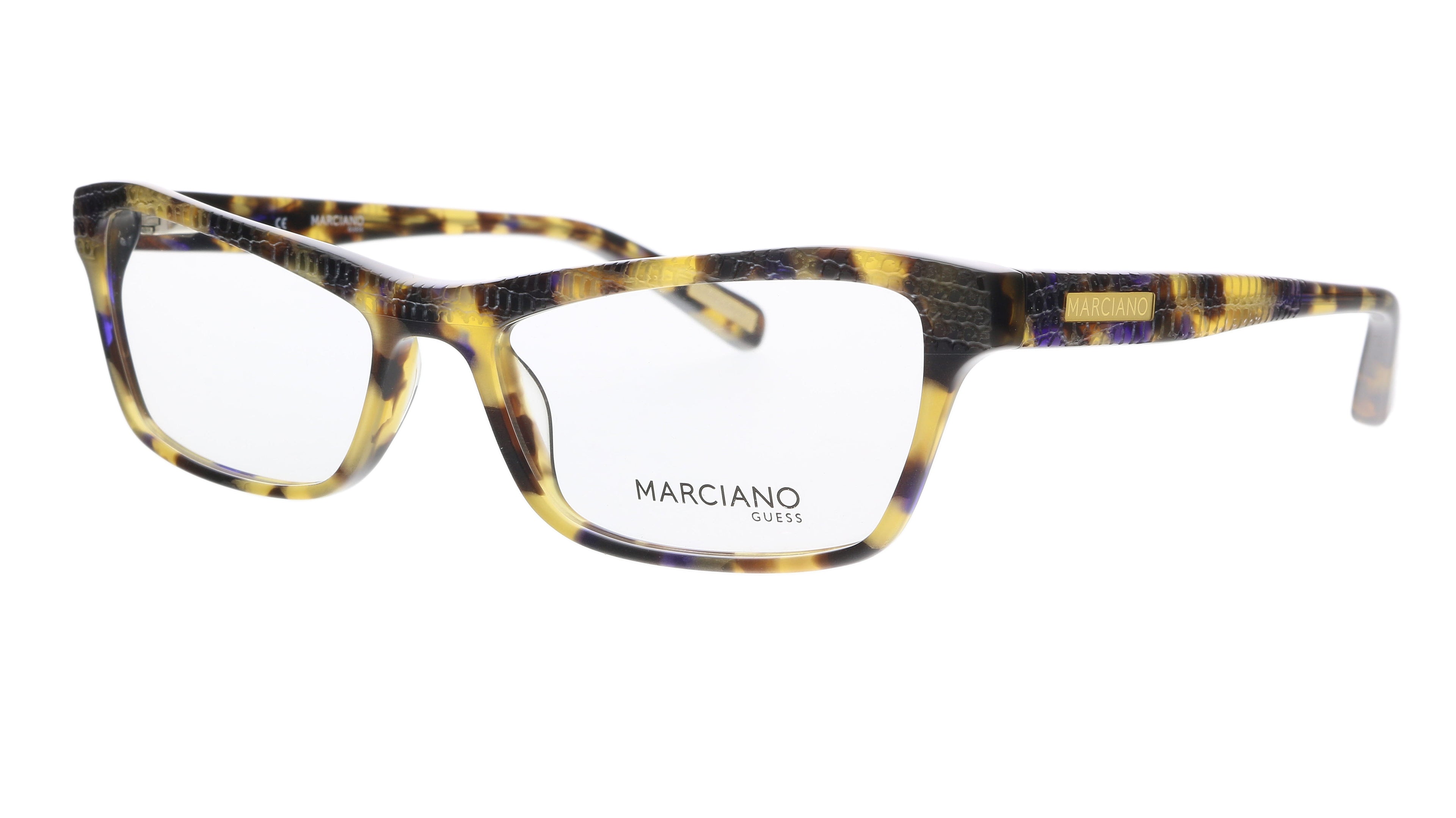 Guess by Marciano Havana Rectangle GM0235 I64 Eyeglasses