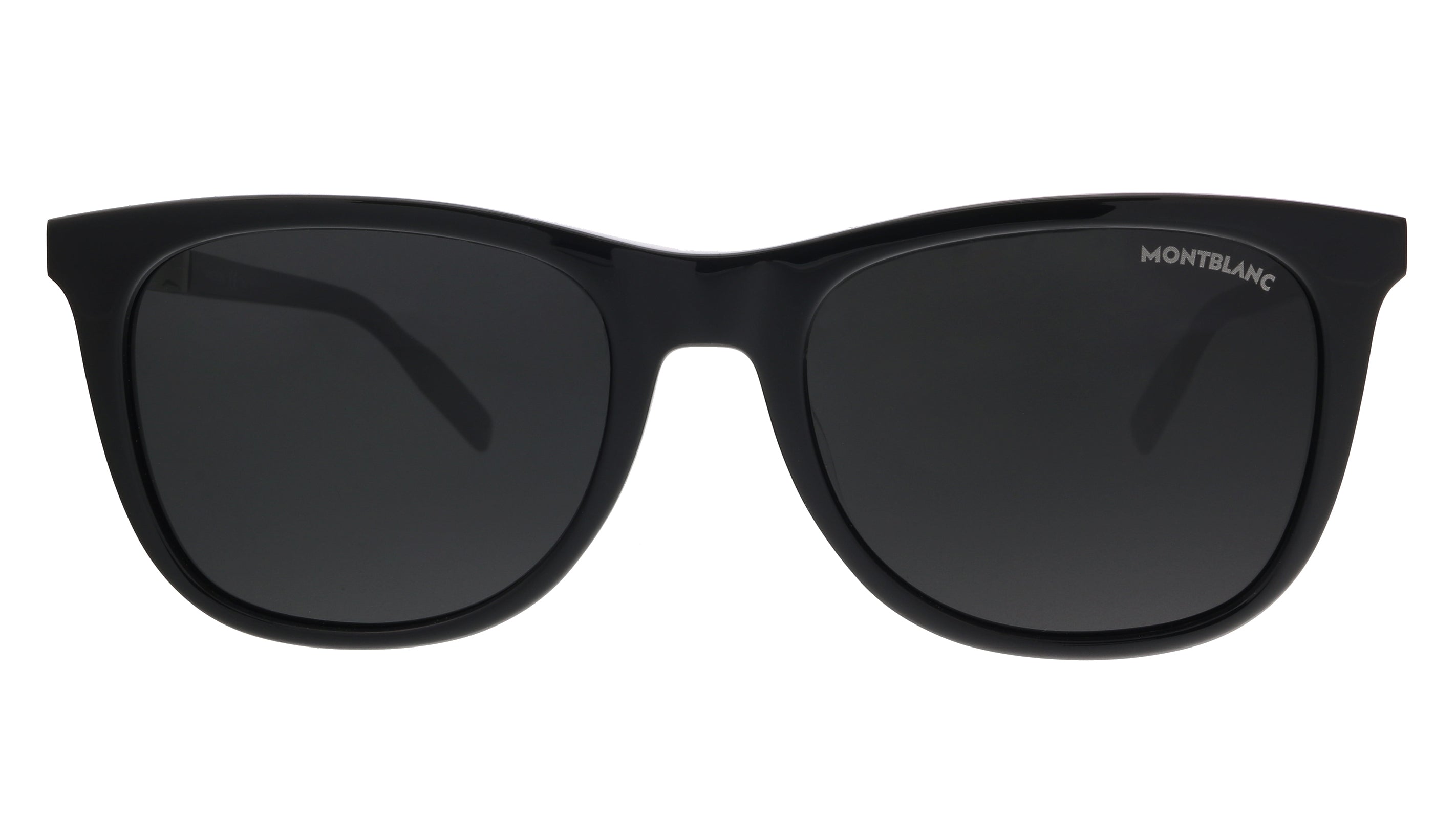 Montblanc Black Rectangle MB0017S-005 Sunglasses