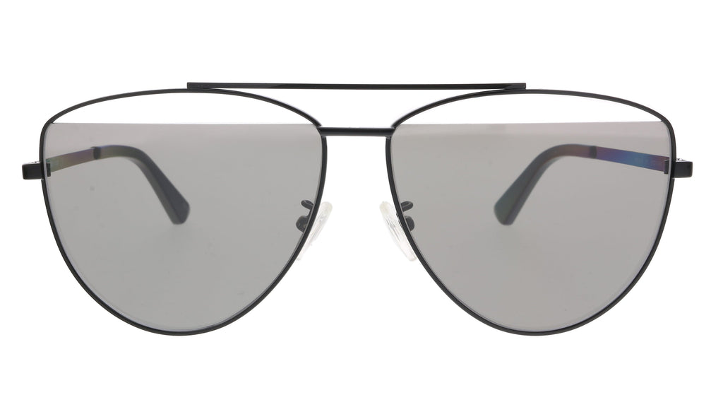 McQ Black Aviator MQ0157S-001 Sunglasses