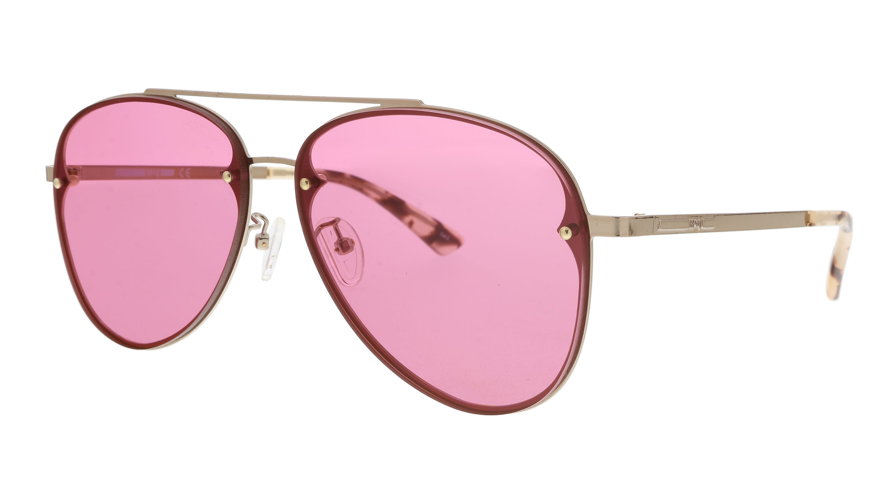 McQ Gold Aviator MQ0136S-012 Sunglasses