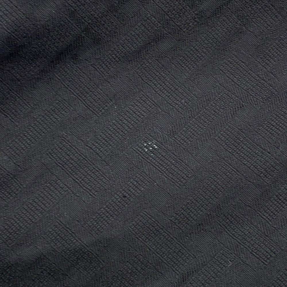 HERMES Zip-up Dress Mosaique motif Size 40 Black Cotton100%