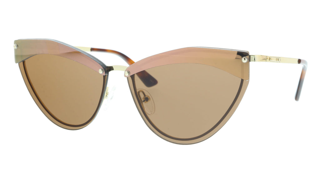 McQ Gold Cateye MQ0208S-002 Sunglasses