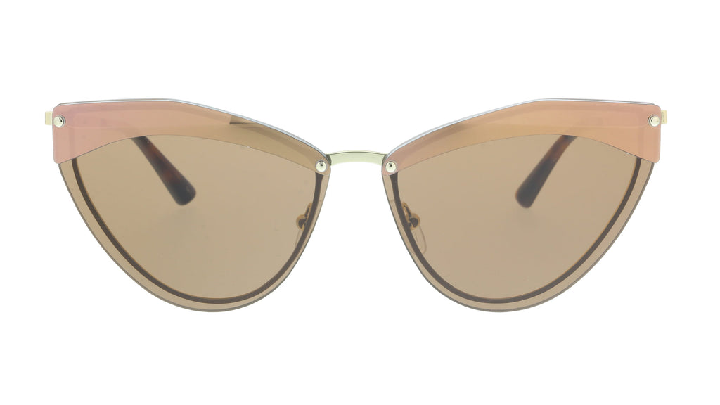 McQ Gold Cateye MQ0208S-002 Sunglasses