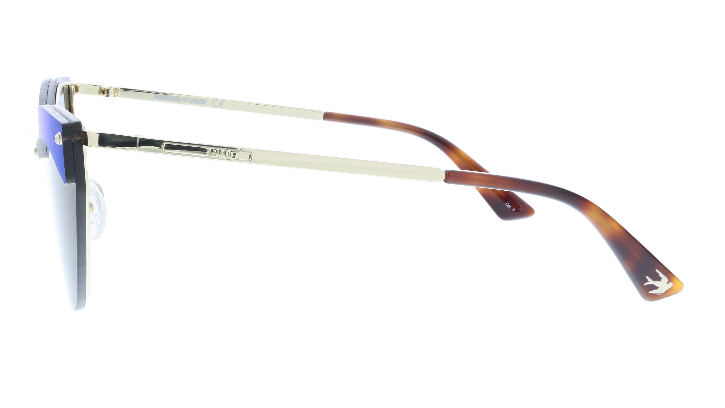 McQ Gold Cateye MQ0208S-002 Sunglasses