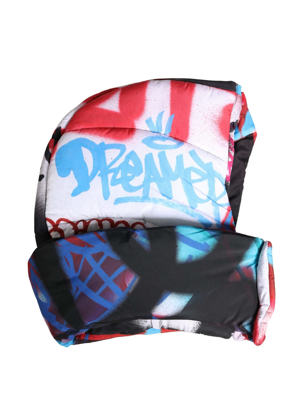 Dolce & Gabbana Multicolor Graffiti Whole Head Wrap Capello Men's Hat