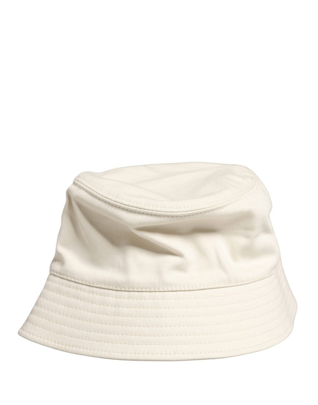 Dolce & Gabbana Men White Cotton Bucket Fisherman Capello Men's Hat