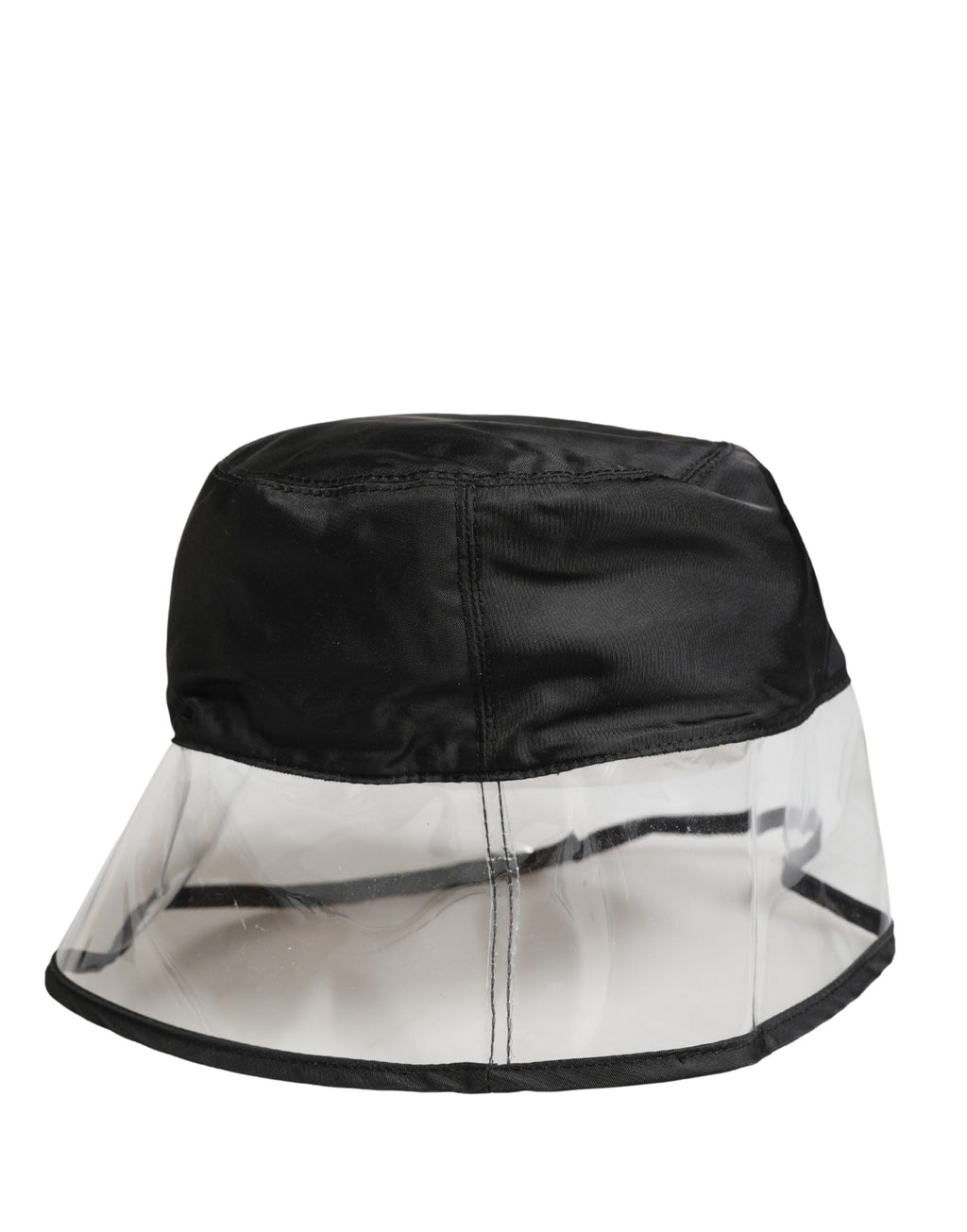 Dolce & Gabbana Men Black Plastic Fisherman Bucket Capello Men's Hat