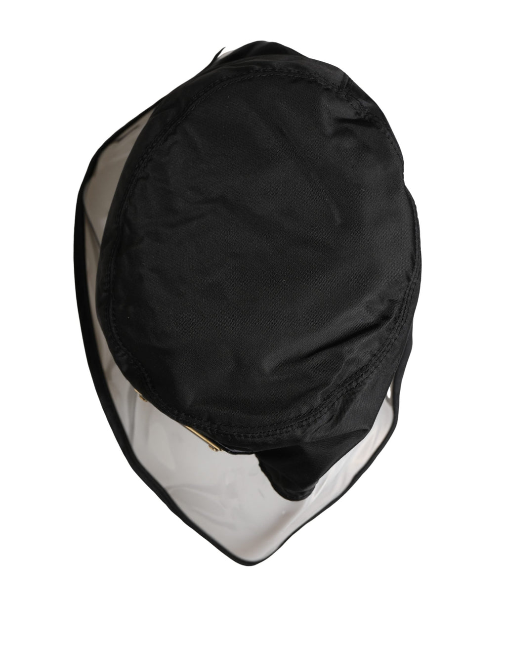 Dolce & Gabbana Men Black Plastic Fisherman Bucket Capello Men's Hat