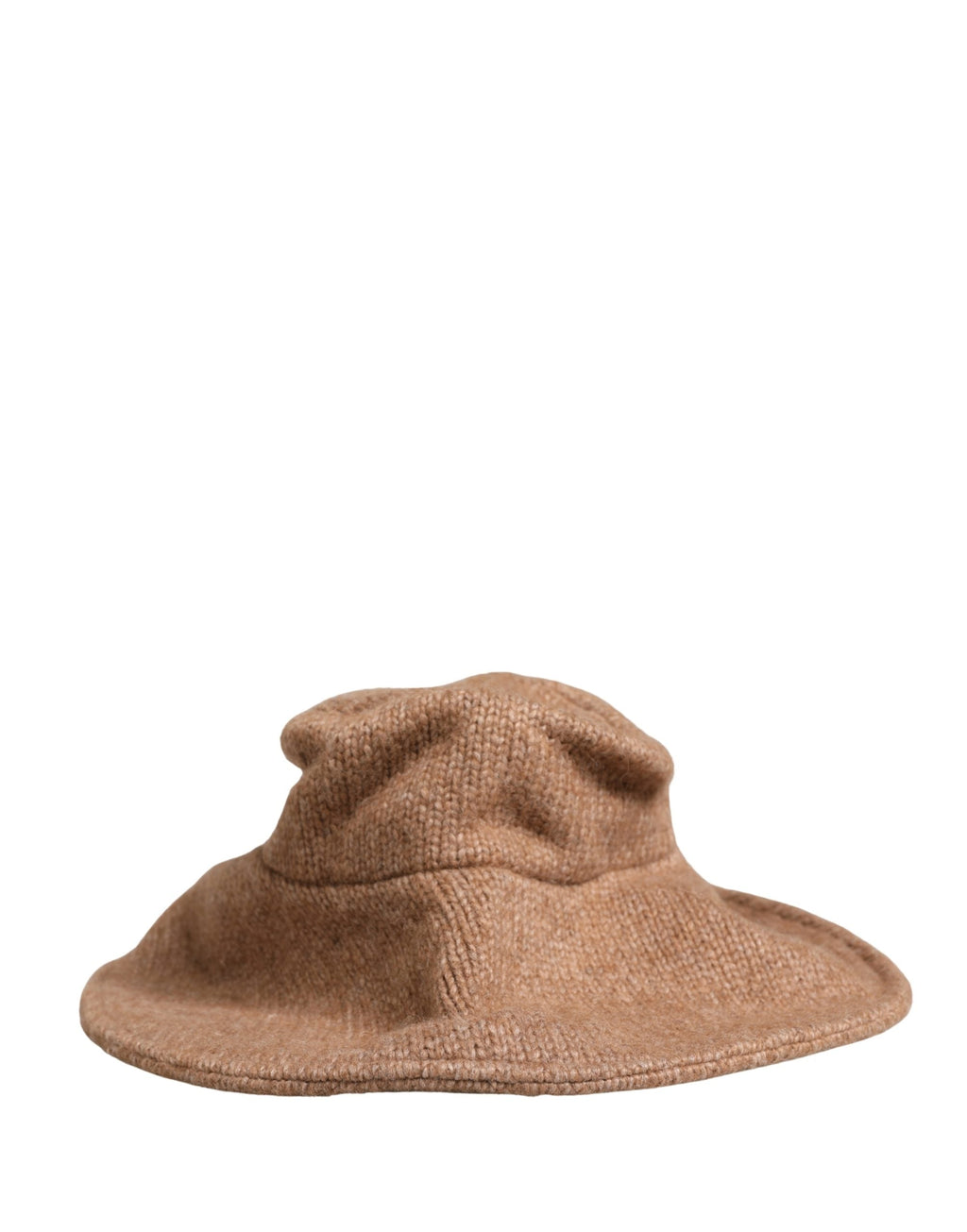 Dolce & Gabbana Brown Llama Wool Women Knitted Capello Women's Hat