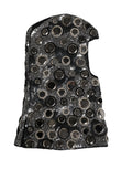 Dolce & Gabbana Black Wool Crystal Embellished Balaclava Women's Hat