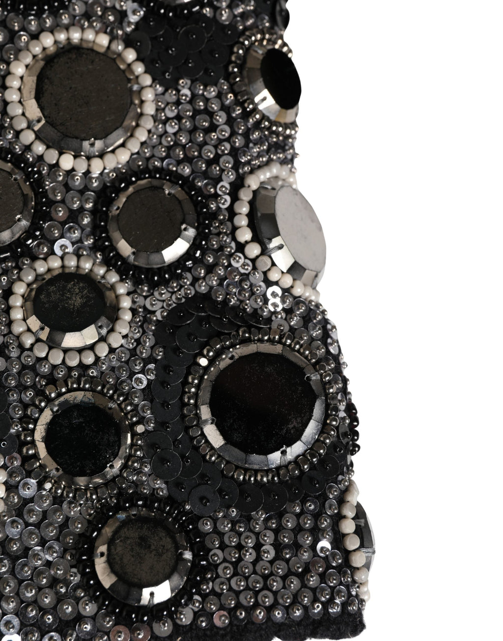 Dolce & Gabbana Black Wool Crystal Embellished Balaclava Women's Hat
