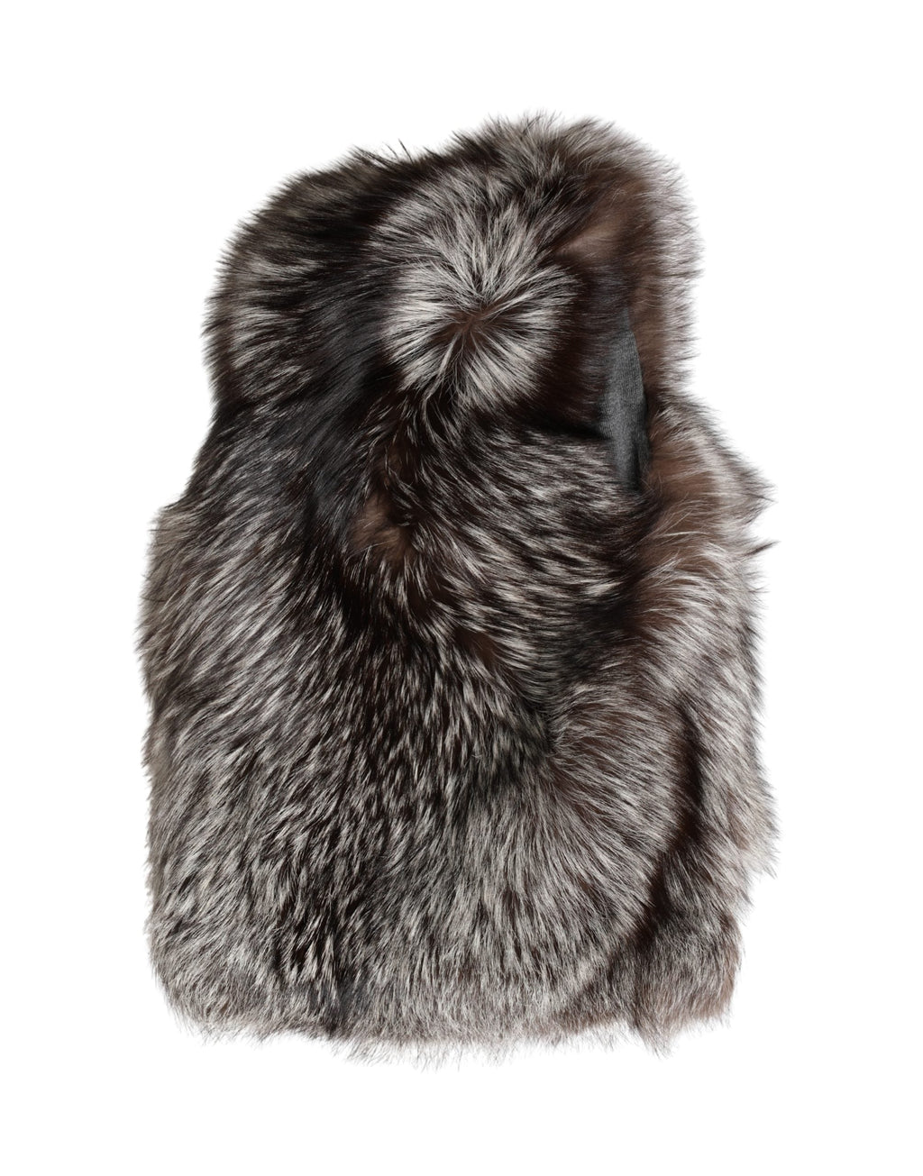 Dolce & Gabbana Brown Faux Fur Whole Head Wrap Capello Women's Hat