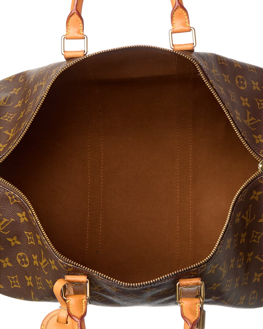 Louis Vuitton Brown Monogram Canvas Keepall 55 (   )