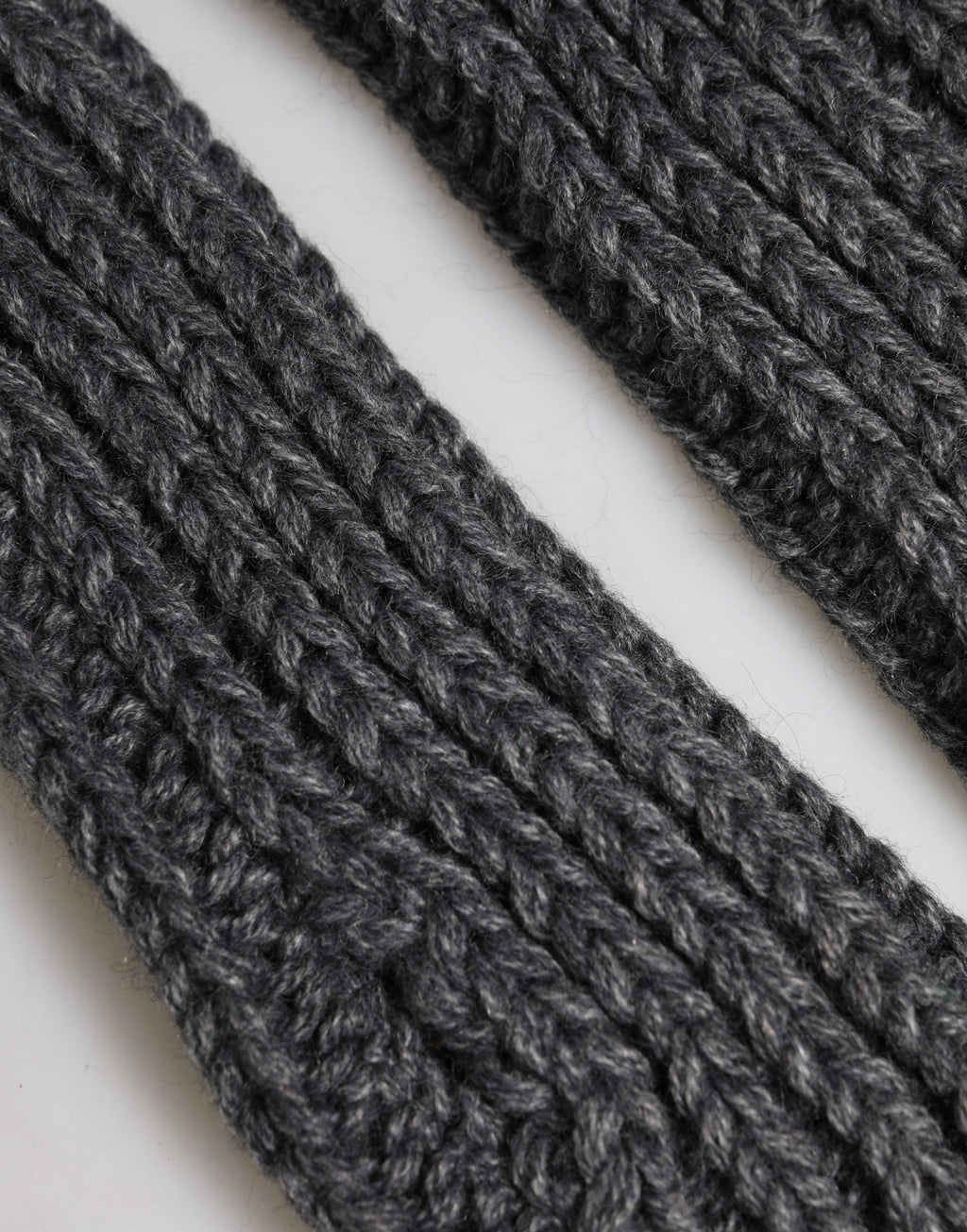 Dolce & Gabbana Gray Acrylic Knitted Fingerless Arm Warmer Women's Gloves