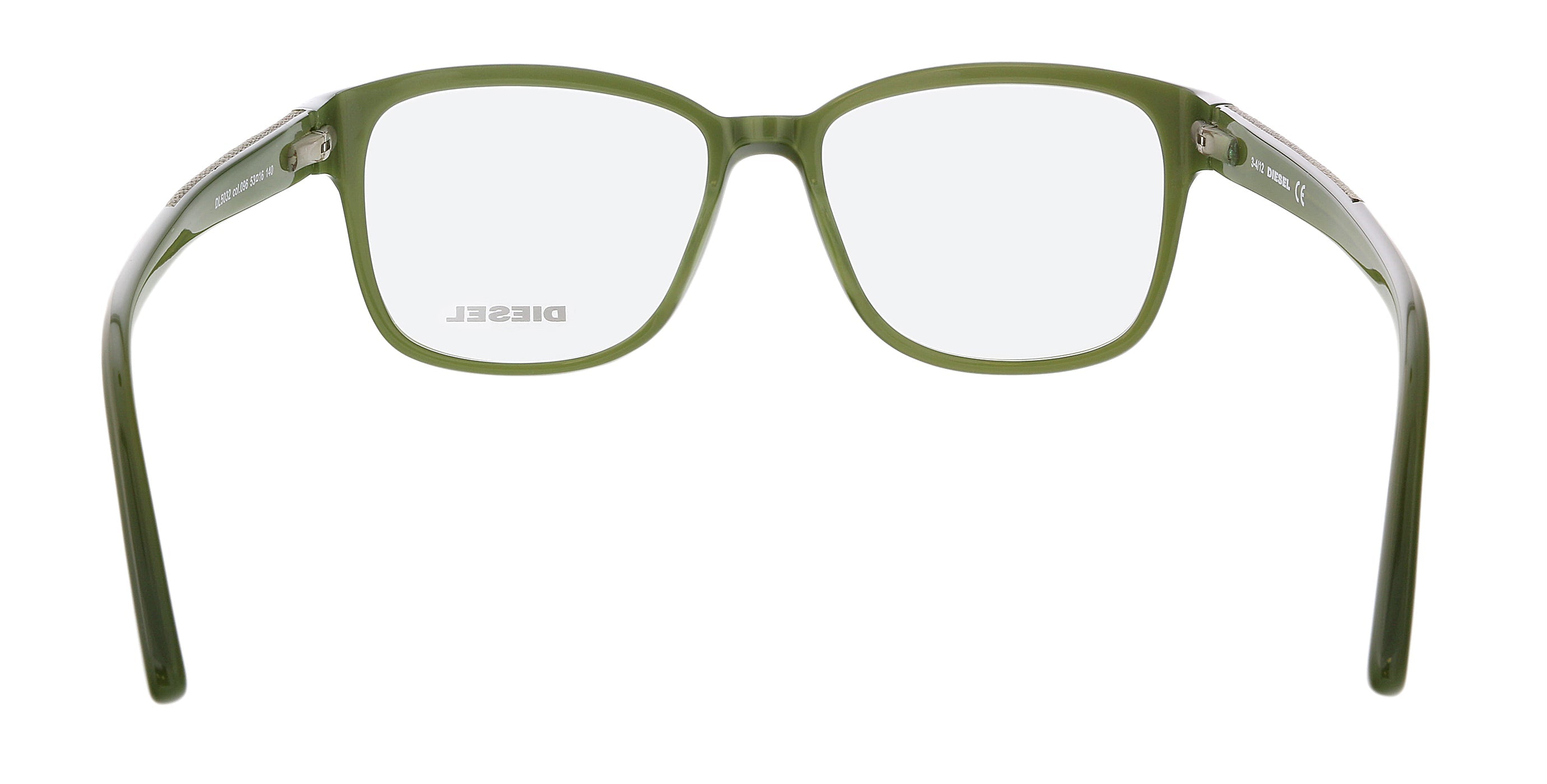 Diesel Shiny Dark Green Square DL5032 Eyeglasses
