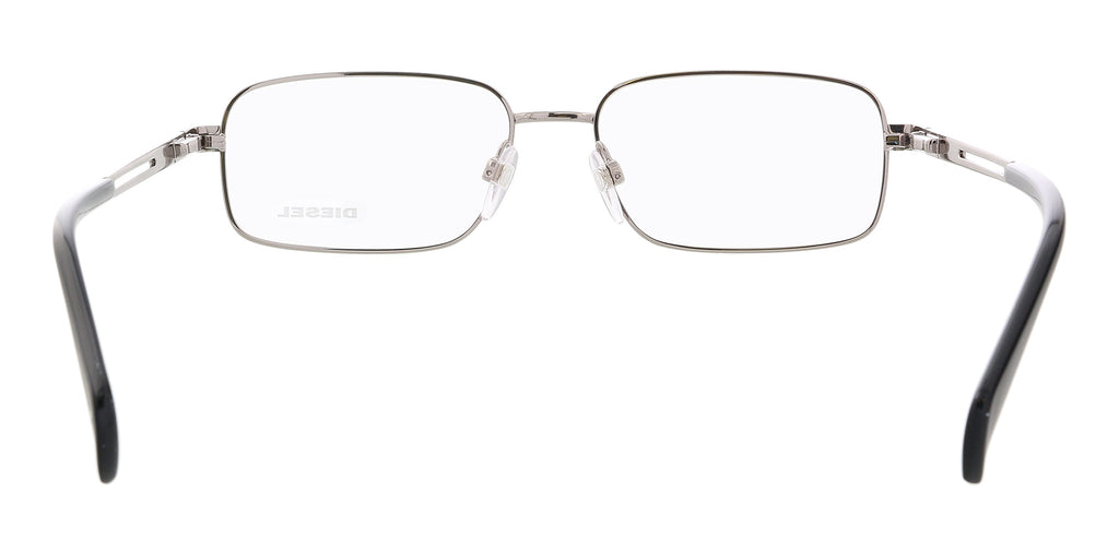 Diesel Shiny Palladium Rectanglular DL5109 Eyeglasses