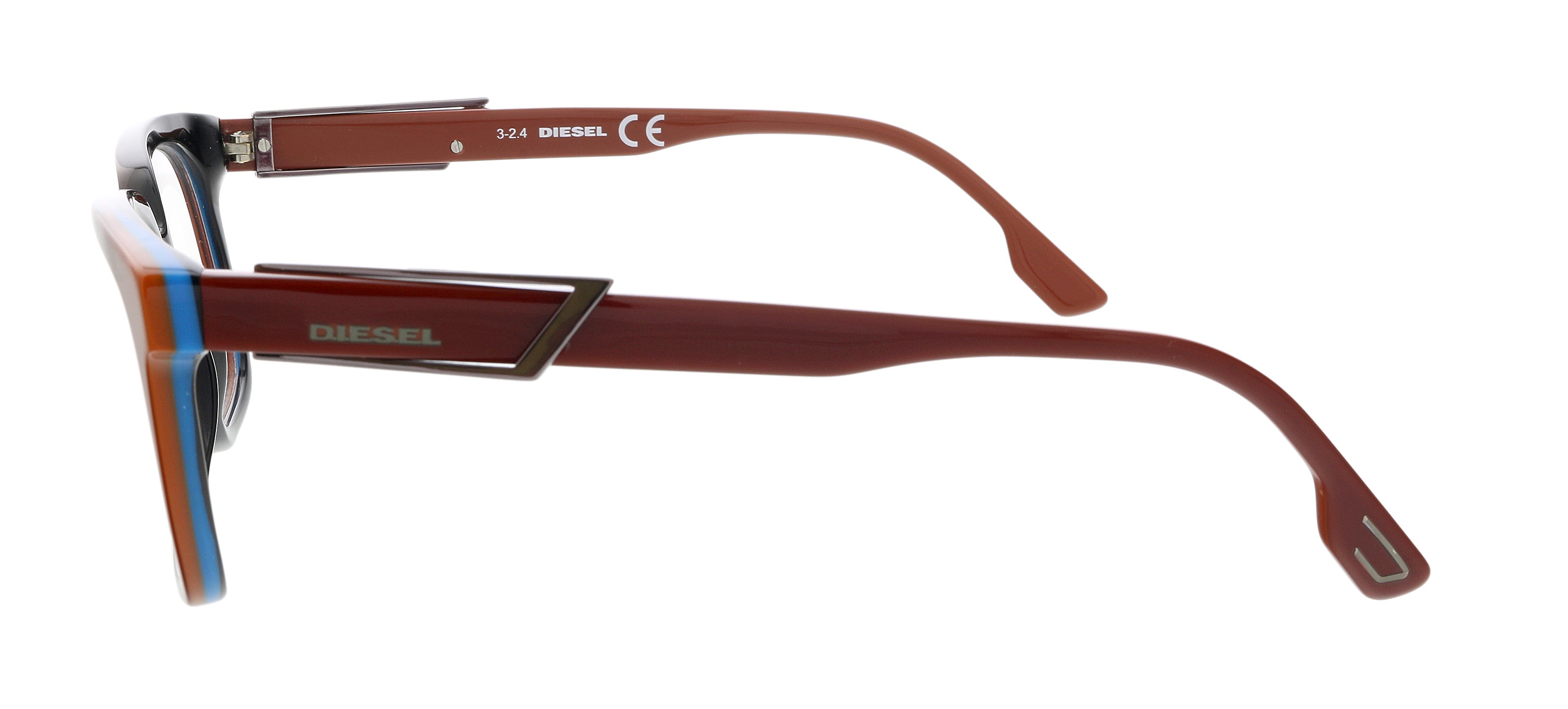 Diesel Light Brown Square DL5111 Eyeglasses