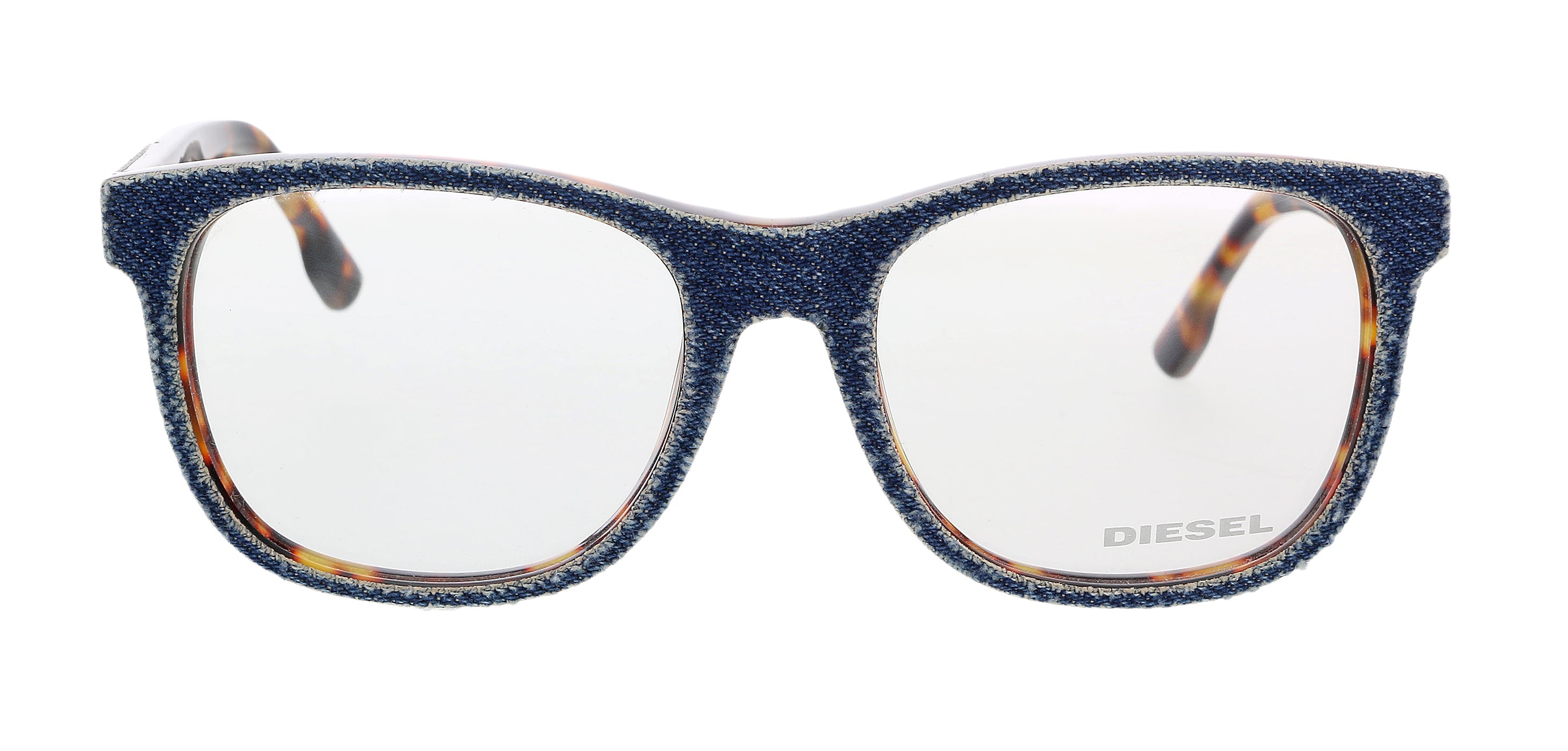 Diesel Denim/Blonde Havana Square DL5124 Eyeglasses