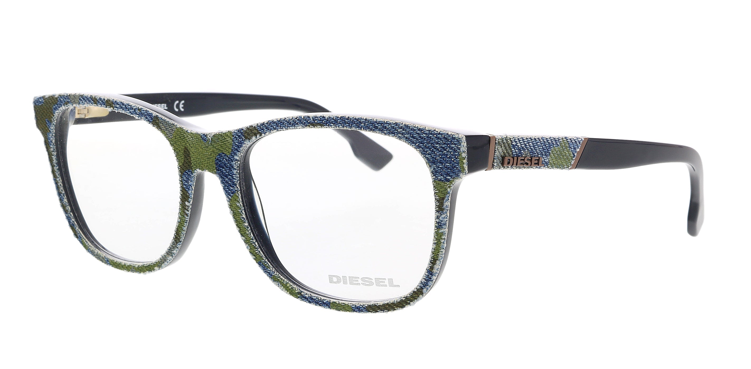 Diesel Denim/Black Square DL5124 Eyeglasses