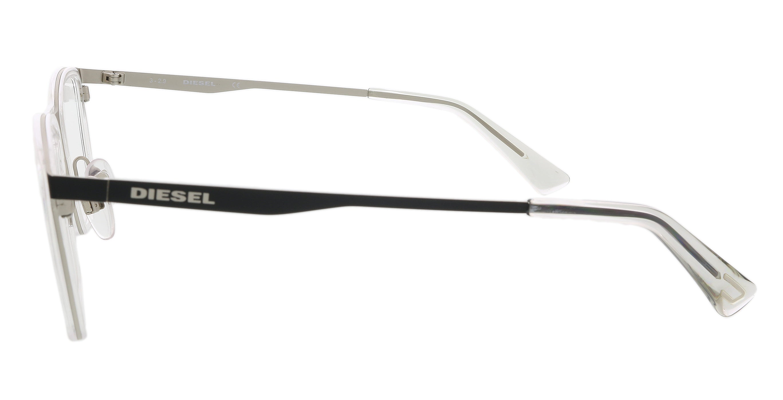 Diesel Black Rectangular DL5299 Eyeglasses