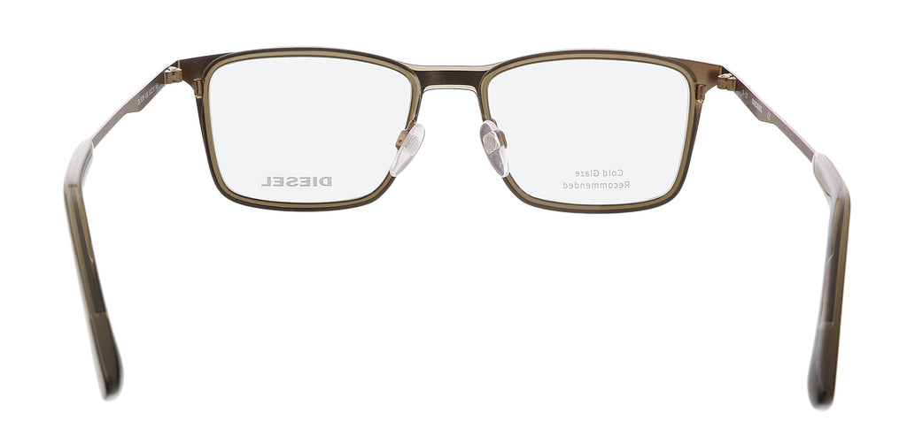 Diesel Bronze Rectangular DL5299 Eyeglasses
