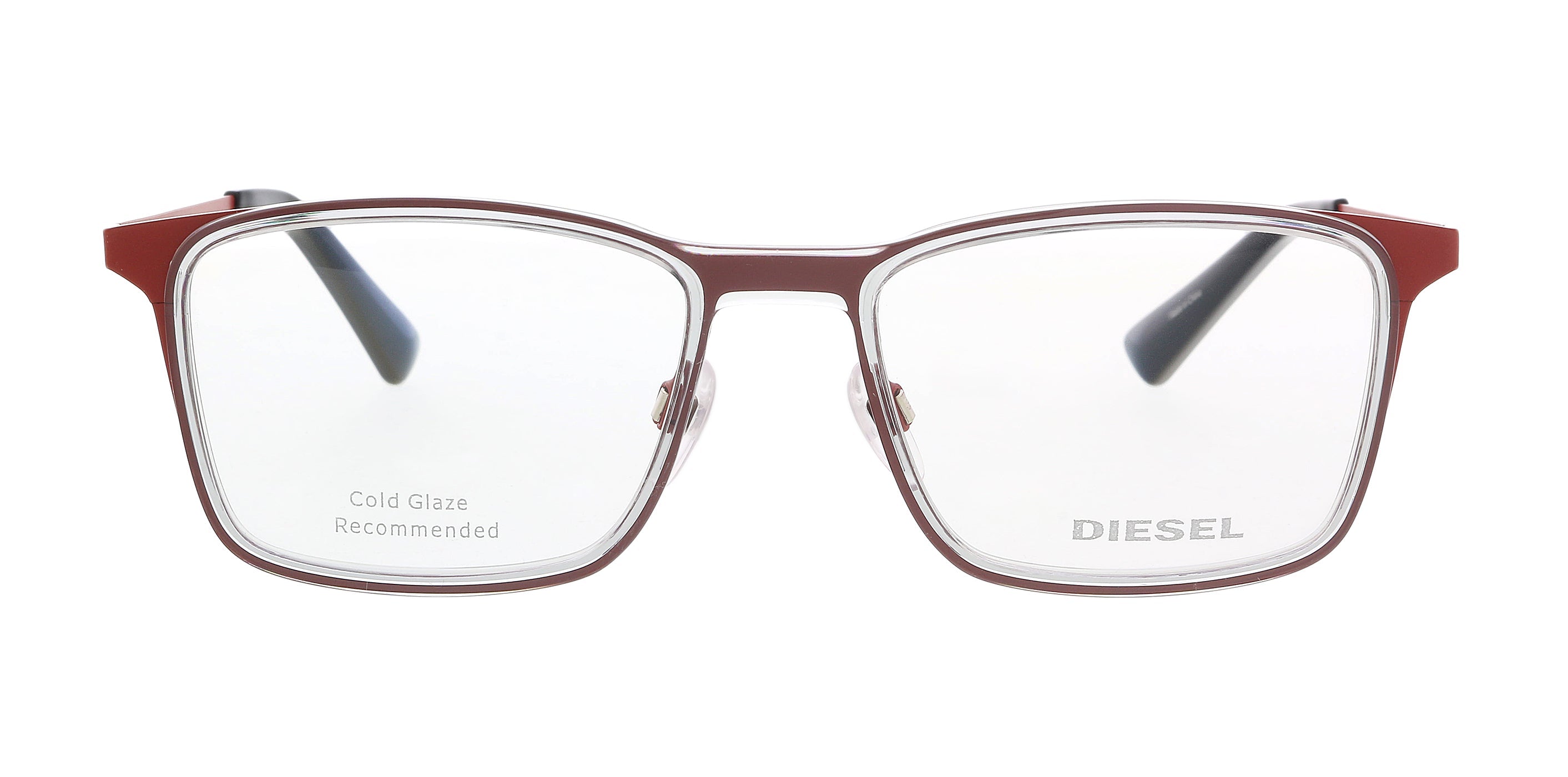 Diesel Red Rectangular DL5299 Eyeglasses