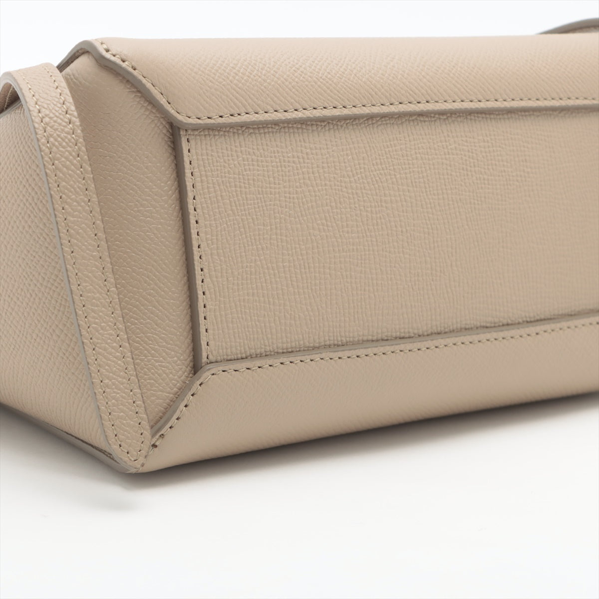 Celine Beige Grained Calf Leather Nano Belt Bag [Clearance Sale]