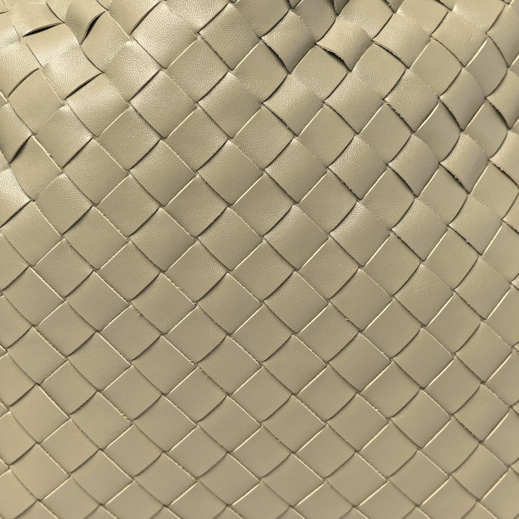 Calfskin Intrecciato Small Hop Travertine
