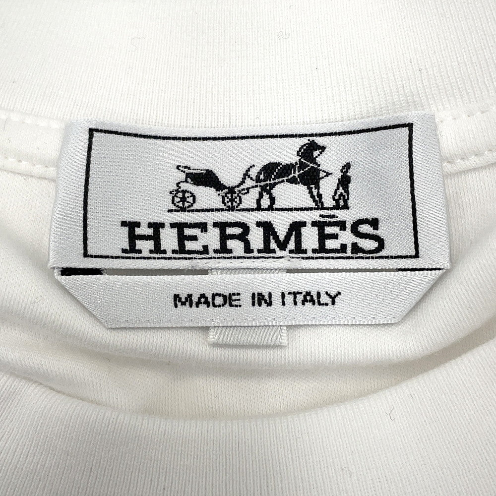 HERMES Fragment Equestress T-Shirt Size XXL White Cotton100%