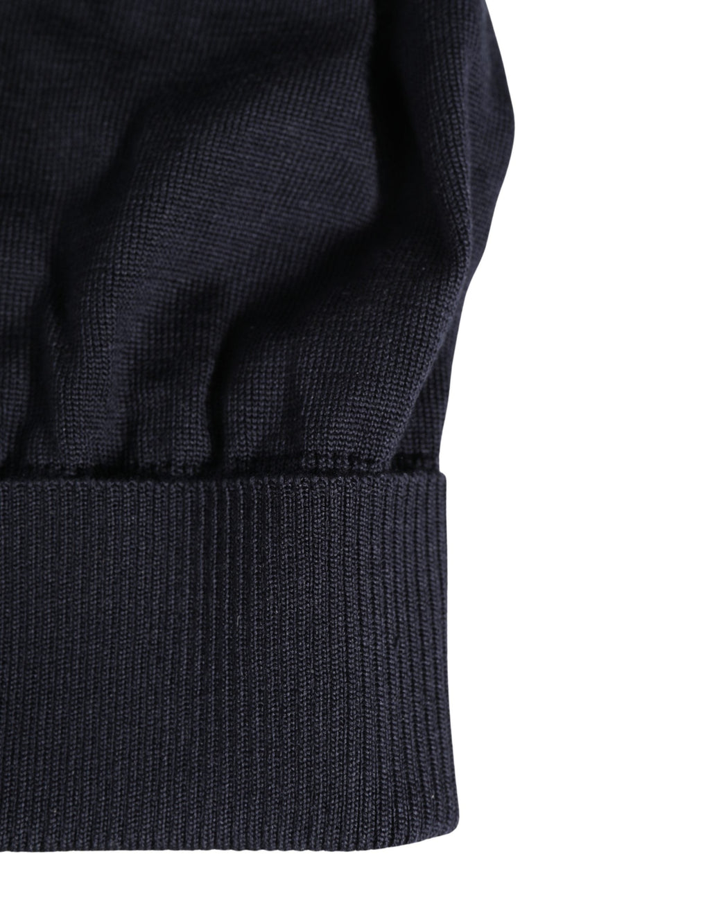 Dolce & Gabbana Black Solid Wool Knitted Winter Beanie Cap Men's Hat