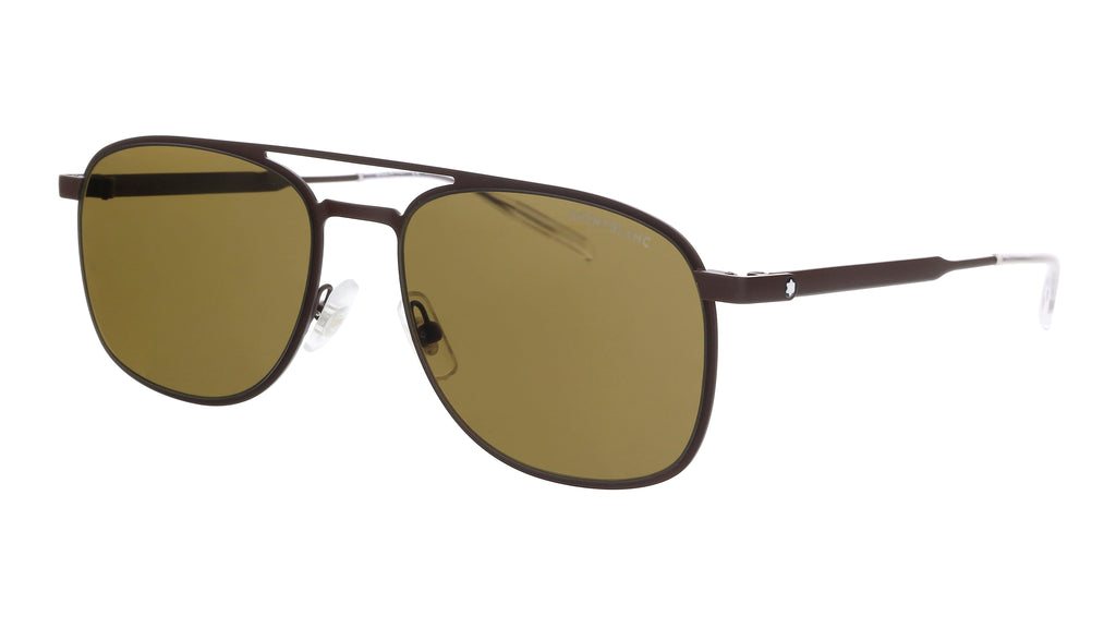 Montblanc Brown Aviator  Sunglasses